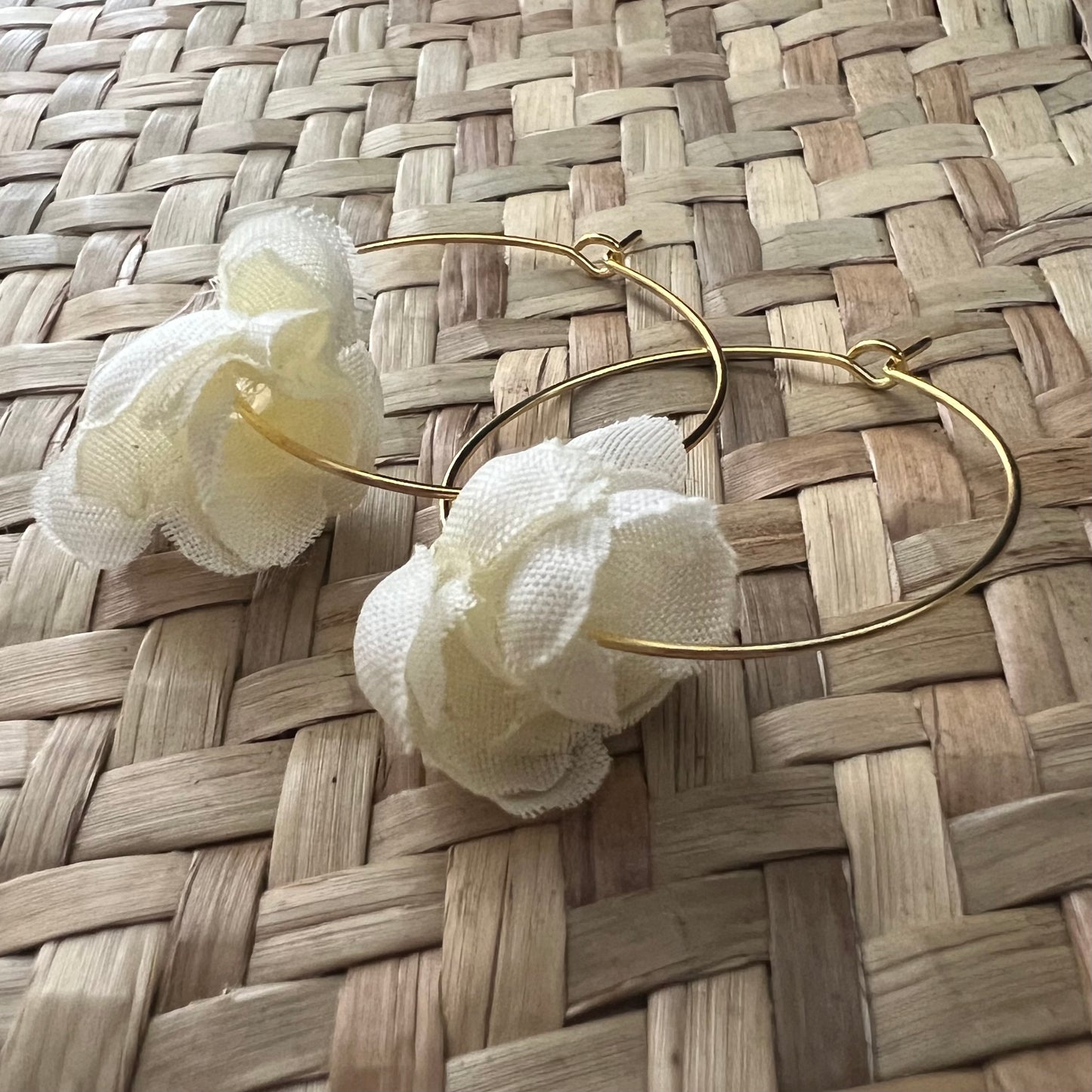 Minimalist, Lightweight Hoops (Pikake, Spondylus, or Hawaiian Cone Shells)