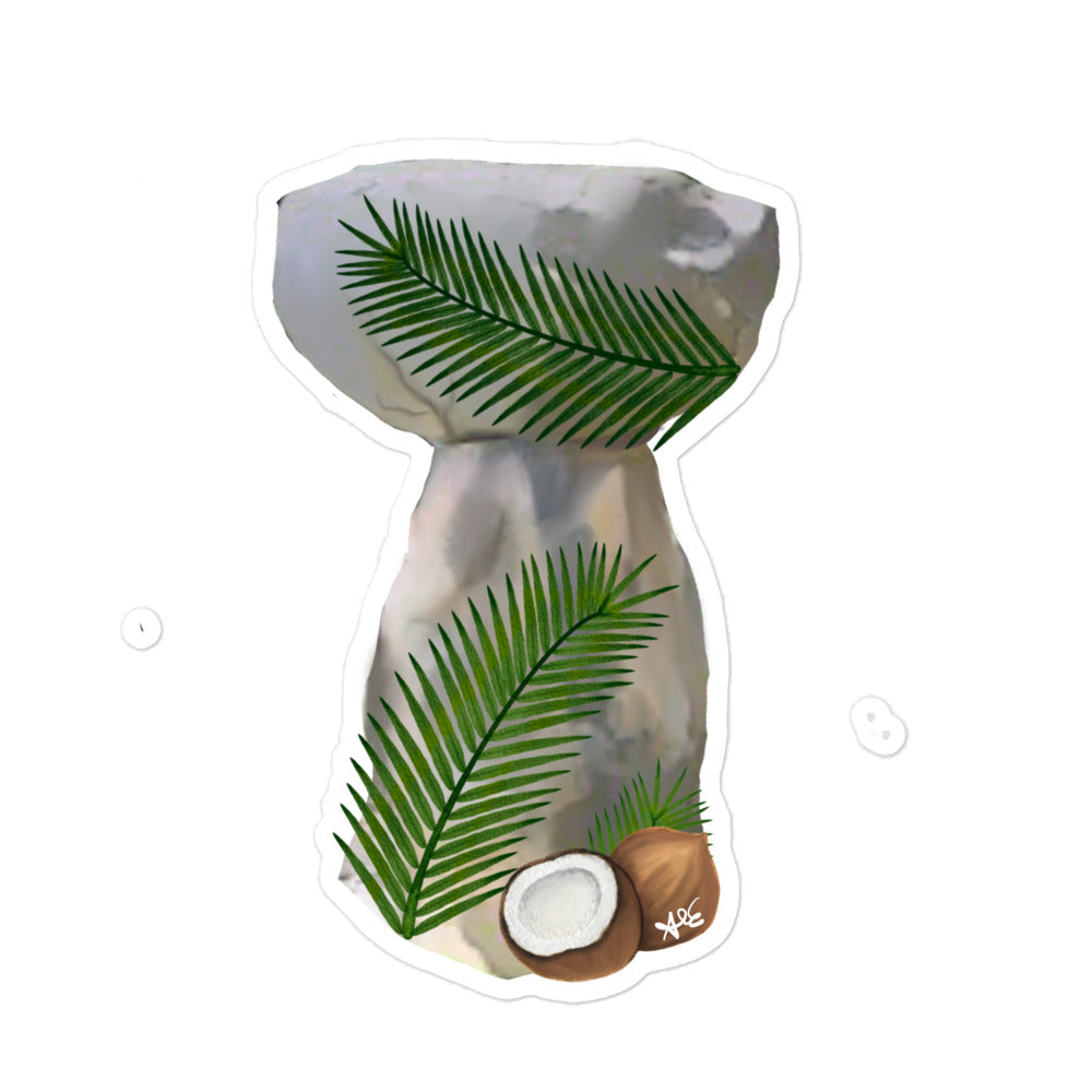 Coconut Latte Stone Sticker